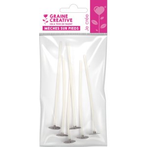 Veke f�r ljus 15 cm, 6-pack