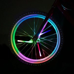 LED ekersbelysning cykel RGB 3-pack - batteridriven