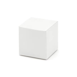 Firkantede gaveæsker 5 x 5 x 5 cm hvide - 10-pak Firkantede gaveæsker 5 x 5 x 5 cm hvide - 10-pak