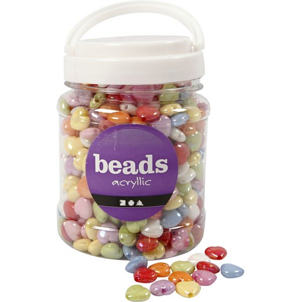 Hjärtmix - mixade färger - 700 ml Hjärtmix - mixade färger - 700 ml