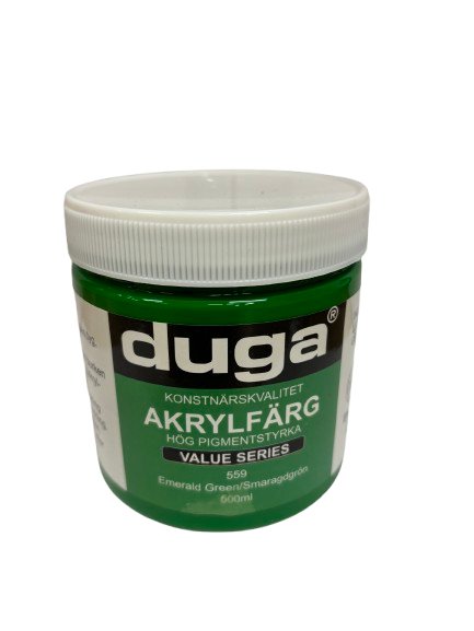 F�rg akryl 500ml -Smaragdgr�n