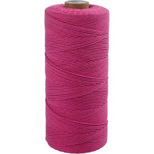 Makramésnor tynd 1 mm 315 m Lyserød Makramésnor tynd 1 mm 315 m Lyserød