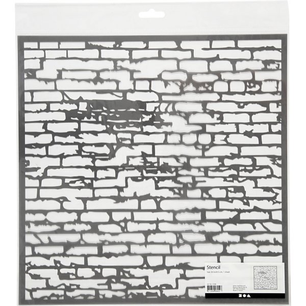 Stencil - mur - 30,5 x 30,5 cm Stencil - mur - 30,5 x 30,5 cm