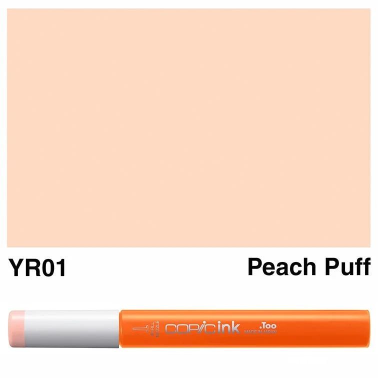 Copic Various Ink - YR01 - Peach Puff - Copic Refill blæk, Copic-penne, Markers, Penne, Penne, kridt & tusch