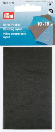 Stoflap Nylon Selvklæbende 6.5x14 cm Mørkegrøn - Lapper, Lapper, reparation og tekstilpleje, Sytilbehør