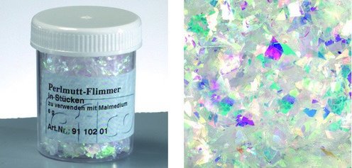 Pearl Glitter - 6 gi stykker Pearl Glitter - 6 gi stykker