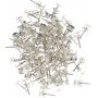 ronstickare med platta - frsilvrad - 100 st