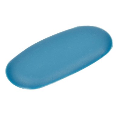 Gummiskrapa 10,5 x 5,5 cm - blå 1 st.