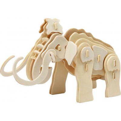 3D konstruktionsfigur - mammut