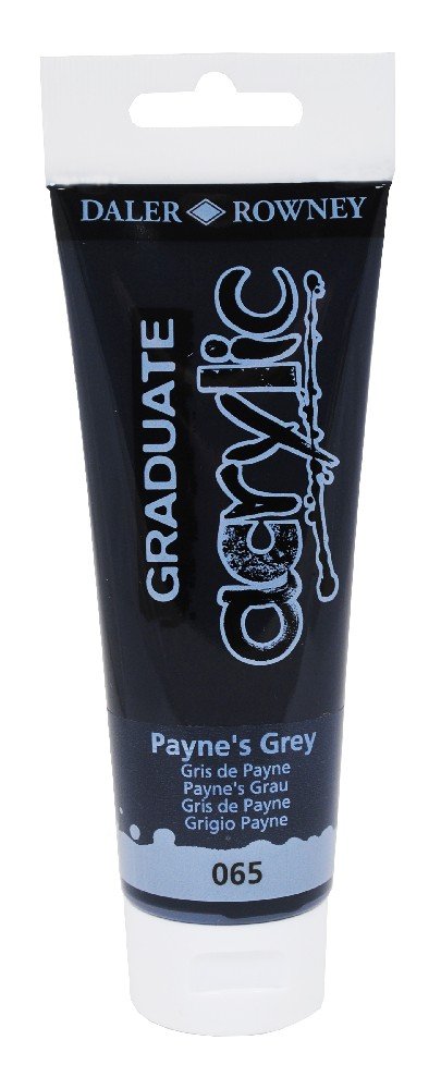 Akrylfärg Graduate 120 ml - Paynes Grey - Akrylfärger, Konstnärsfärger