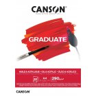Graduate Akryl & Oljeblock 290g 20 ark - A4