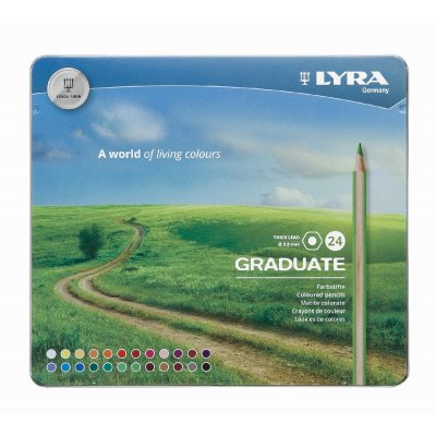 Fargeblyanter Lyra Graduate - 24-pakning