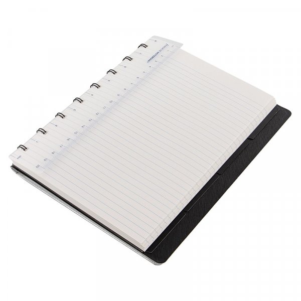 Anteckningsbok Filofax Saffiano Metallic - A5 Linjerad