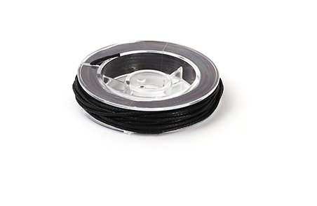 Bomullssnöre svart 1 mm x 5 m Bomullssnöre svart 1 mm x 5 m