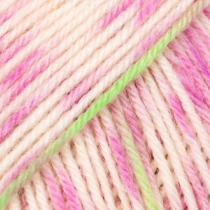 DROPS Fabel Print garn 50g - Lime kyss (931)
