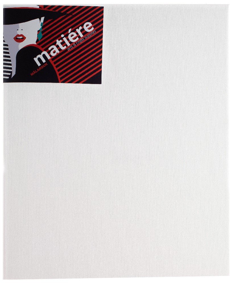 Uppspänd duk Bomull/polyester 280g - F3 - 22 x 27 cm - Canvas, Målardukar & pannåer