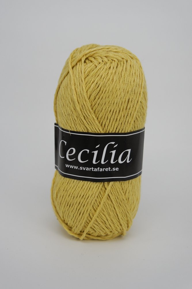 Cecilia 50 g - Lysegul (32) - Cecilia garn, Bomuldsgarn, Garn, Strikke, hækle, knytte og væve