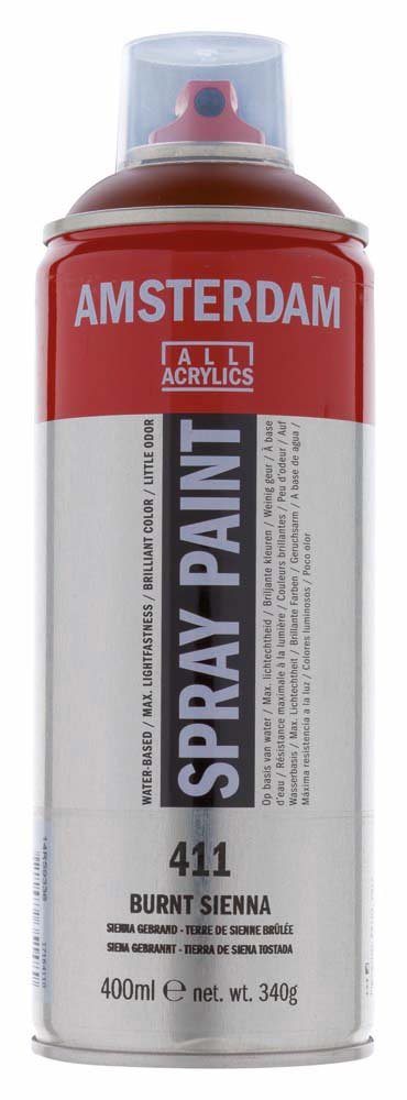 Amsterdam Spray 400 ml - Burnt Sienna - Spraydåser, Spraymaling, Hobbyfarve