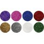 Glitter - mixade frger - 8 x 110 g