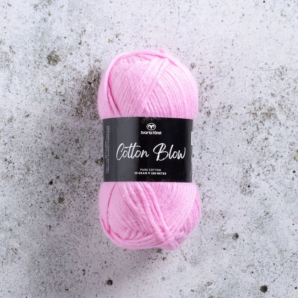 Cotton Blow 50g In the Pink - Bomullsgarn, Garn, Sticka & virka
