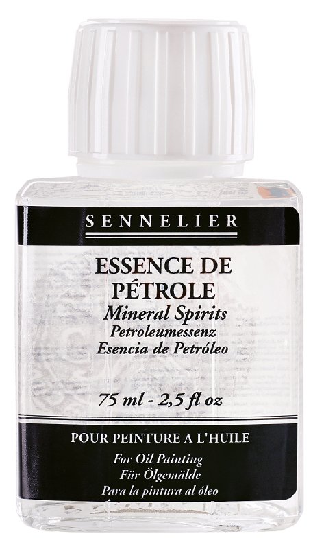 Oliemedium Sennelier 75 ml - Mineral Spirits - Medium til oliemaling, Malermedium, Fernis og kunstner medier til kunstmaling