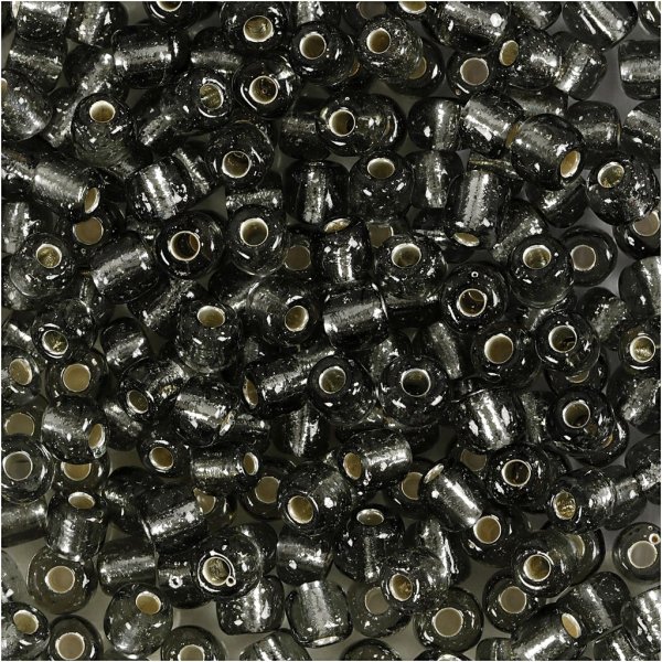 Rocaillep�rlor 4 mm Klargr� 25 g