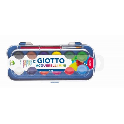 Vannmaling Giotto Aquarelli Mini - 12-pakning