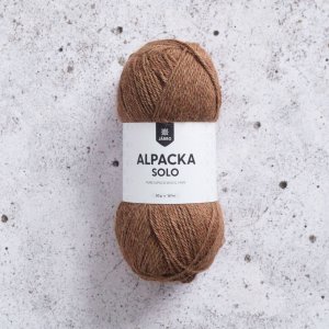 Alpacka Solo 50g - Ockra brun