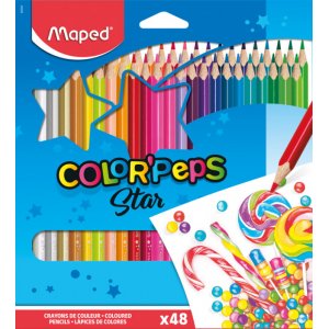 Farveblyantst - Maped - ColorPeps 48-pak