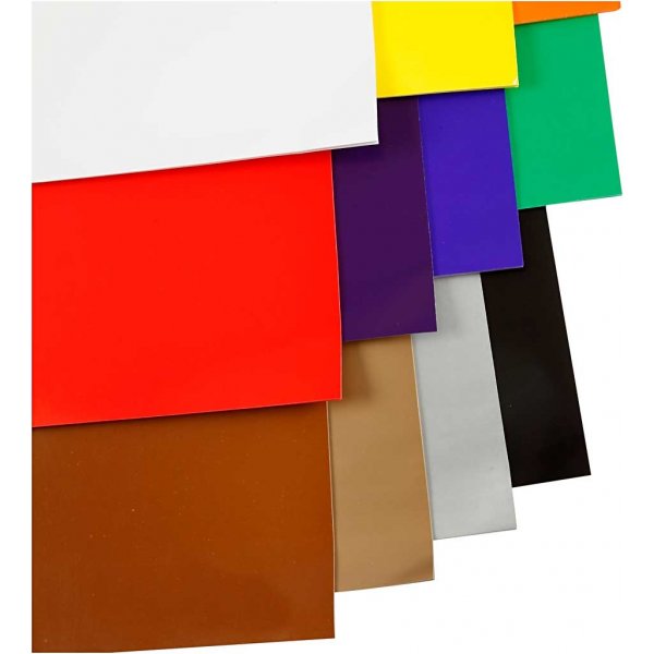 Glanspapper - mixade färger - 11 x 25 ark Glanspapper - mixade färger - 11 x 25 ark