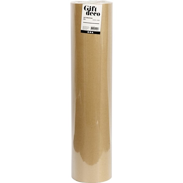 Presentpapper - natur - 100 m Presentpapper - natur - 100 m