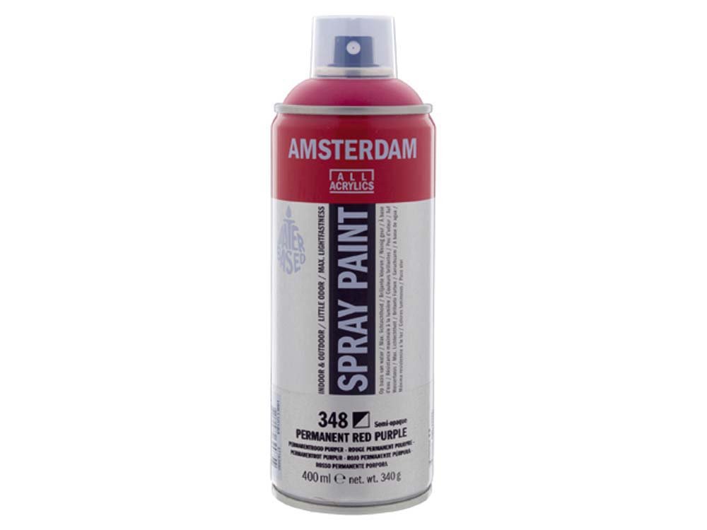 Amsterdam Spray 400 ml - Permanet Rød Lilla - Spraydåser, Spraymaling, Hobbyfarve