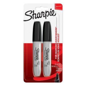 Fiberpenna Sharpie 1,4 mm - Svart 2-pack