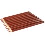 F�rgpennor tjocka 10 st - Brun