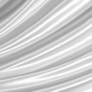 Satinstof Hvid - 150 cm - Satin stof, Stof