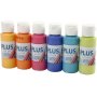 Plus Color Hobbymaling - fargerik - 6 x 60 ml