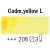 Rembrandt Akvarelmaling/Vandfarve 5 ml - Gul/Orange-3-Cadmium Yellow Light