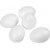 Styrofoam egg - hvit - H8 cm - 50 stk