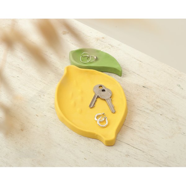Jesmonite kit för citronformad bricka Jesmonite kit för citronformad bricka
