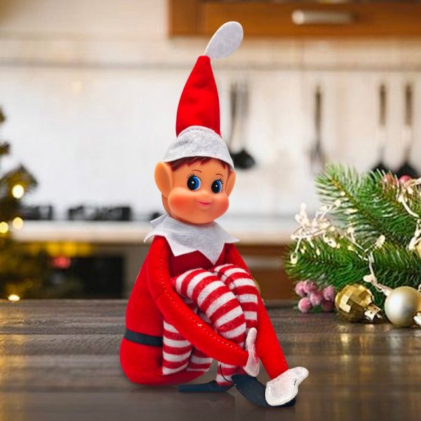 Elf on a shelf - 30cm - Röd - Nissa/Flicka Elf on a shelf - 30cm - Röd - Nissa/Flicka