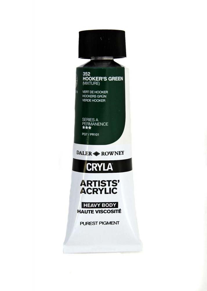 Akrylfärg Cryla 75ml - Hookers Green - Akrylfärger, Konstnärsfärger