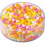 Glasp�rlor 2,5 mm neonf�rger, 17 g