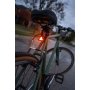 Baklampa cykel LED triangelform 7 lägen USB Baklampa cykel LED triangelform 7 lägen USB