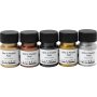 Glasf�rg metall - mixade f�rger - 6 x 30 ml