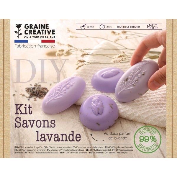 Gör din egen lavendeltvål-kit Gör din egen lavendeltvål-kit