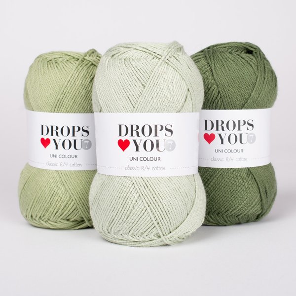DROPS Loves You 7 bomullsgarn 8/4 50g DROPS Loves You 7 bomullsgarn 8/4 50g