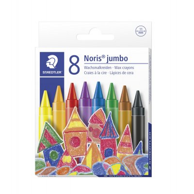 Fargestifter Noris Jumbo - 8 farger