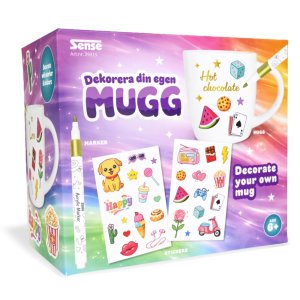 Designa din egen mugg - pysselkit från Sense Designa din egen mugg - pysselkit från Sense