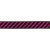 Bnd - Lurex, elastisk, stripete - fuchsia