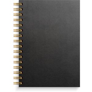 Notebook - A5 - Svart / Grn